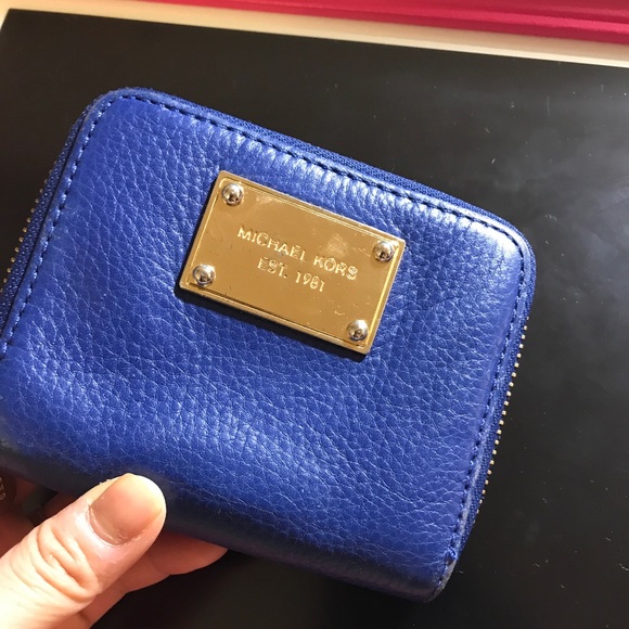 Michael Kors Handbags - Michael Kors small wallet Blue